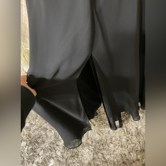 BELLA BRIDES MAIDS Chic Black One-Shoulder Evening Gown - Picture 13 of 15